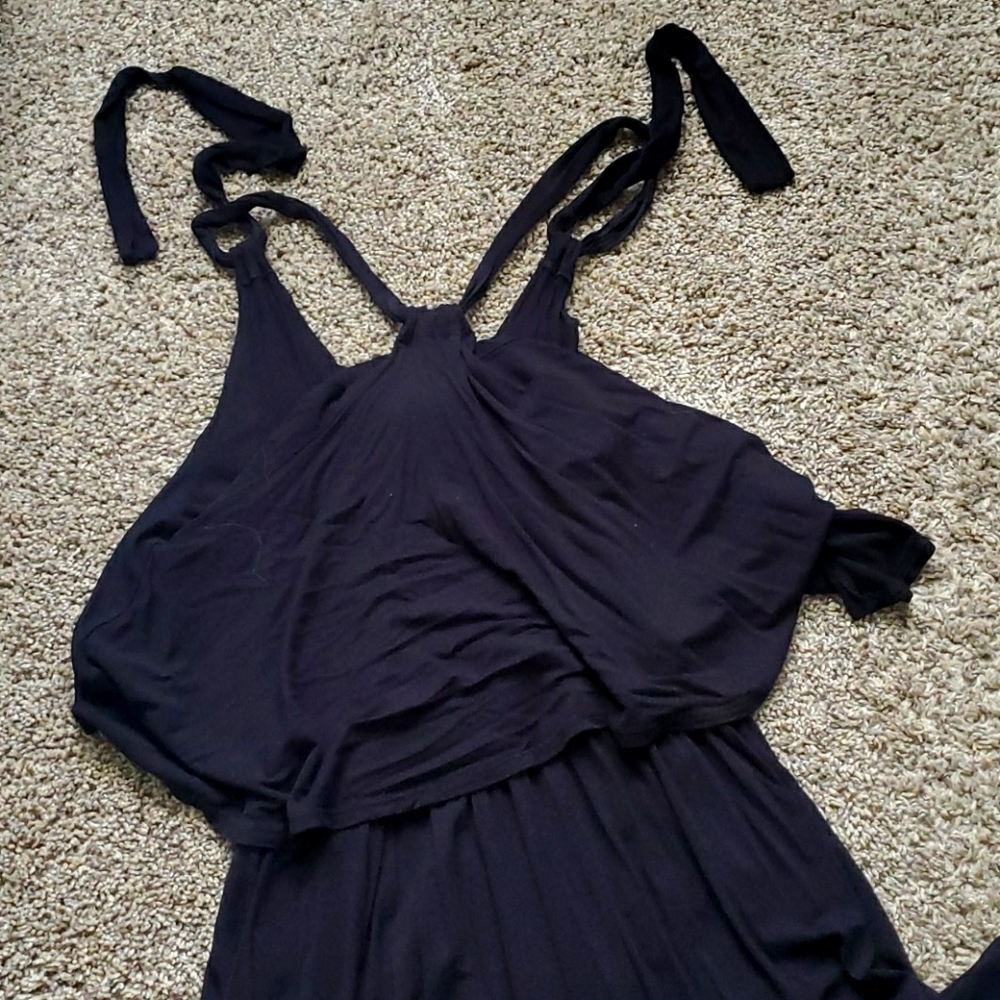 Womans black jumpsuit